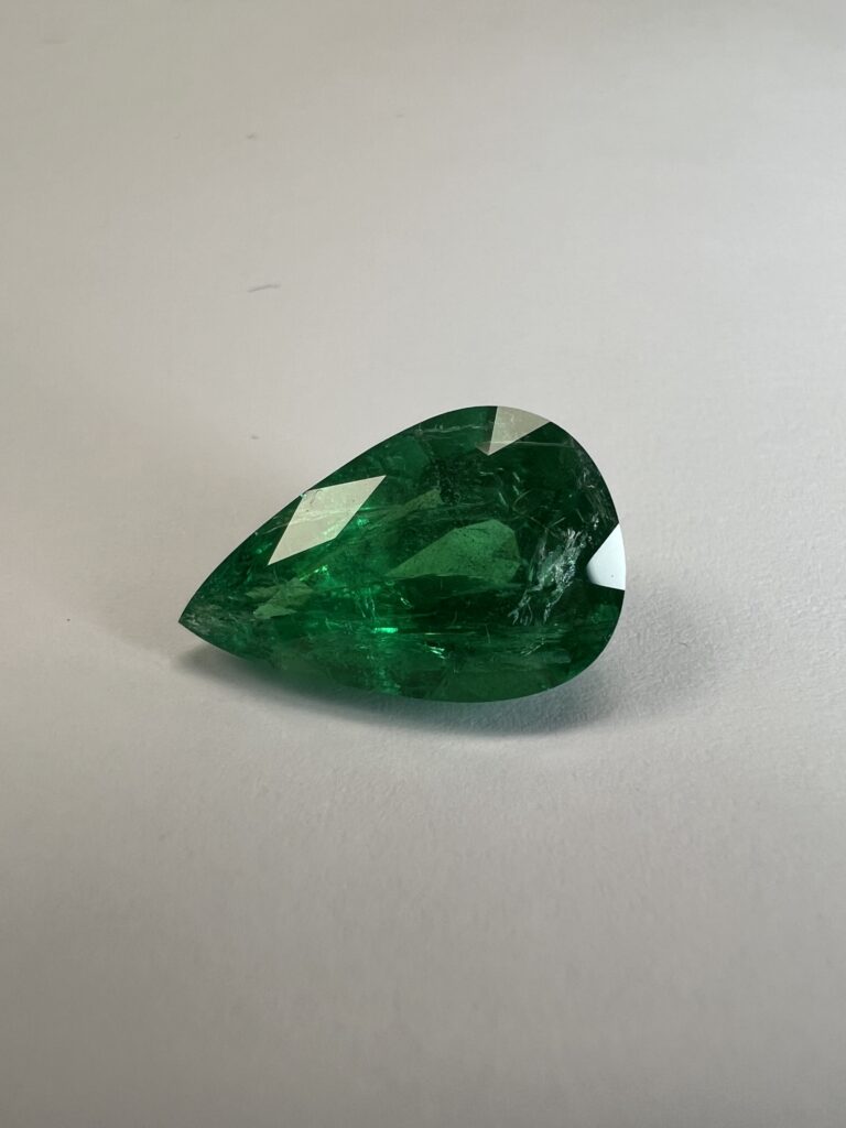 7.82 Ct. Pear Shape